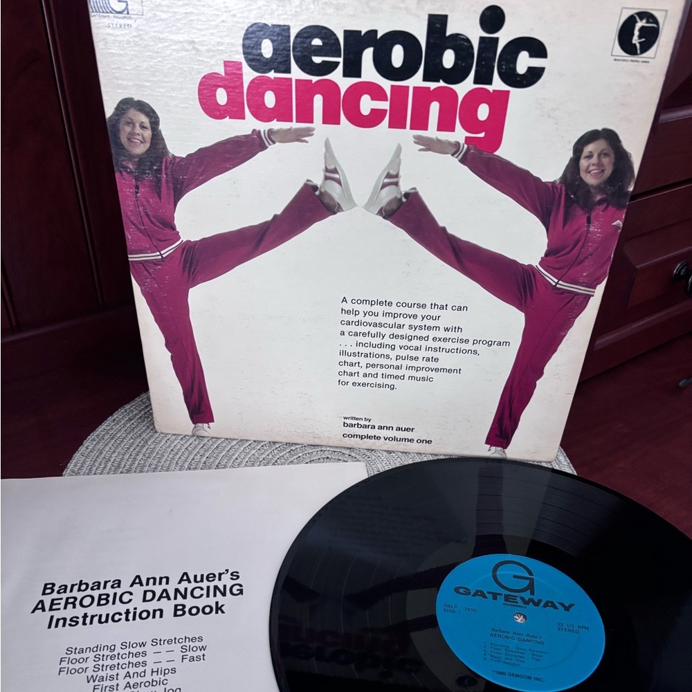 Aerobic Dancing vinyl LP by Barbara Ann Auer,mint condition